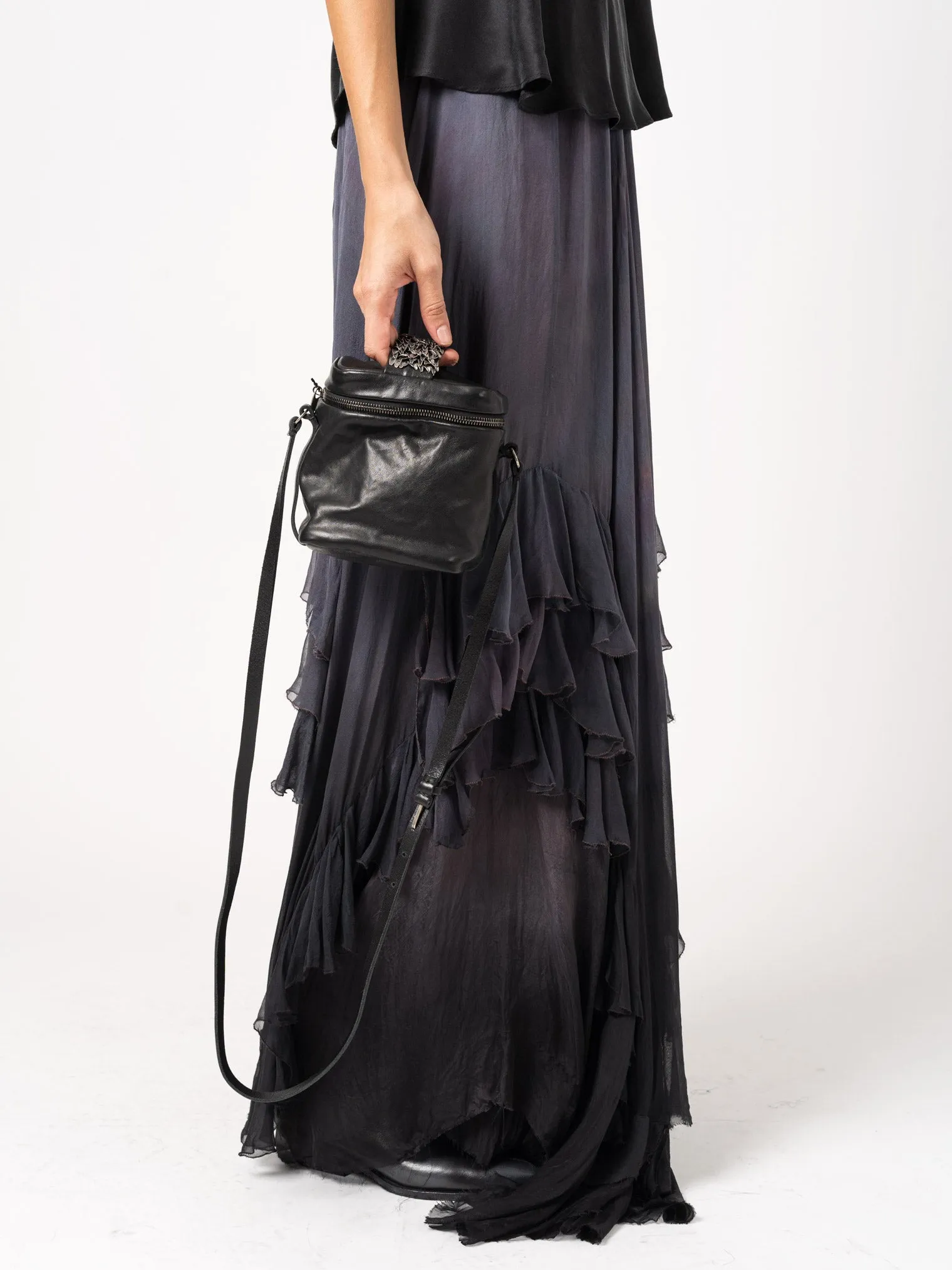 Leather Bag with 925 Silver Details