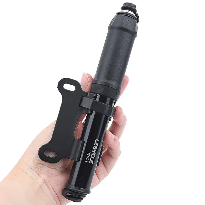 Lebycle 100PSI High-Pressure Hand mini Aluminum Alloy Mini Bike Pump For FV/AV valve