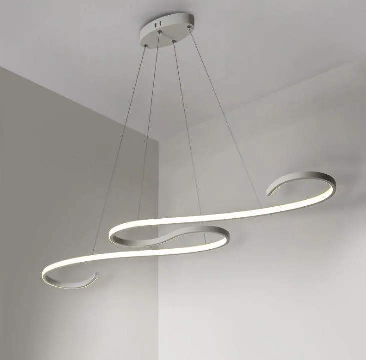 LED Modern Simplicity S Design Aluminum Pendant Light
