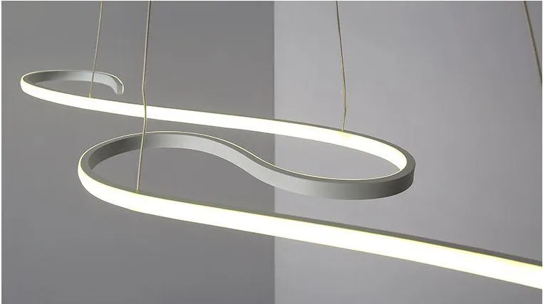 LED Modern Simplicity S Design Aluminum Pendant Light