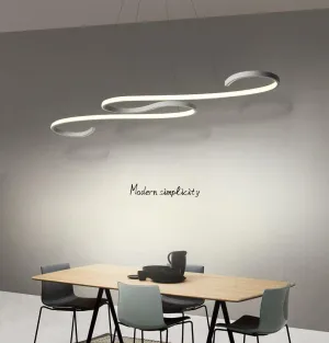 LED Modern Simplicity S Design Aluminum Pendant Light