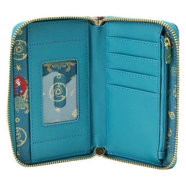 Loungefly - Brave - Merida Princess Scene Zip Around Purse