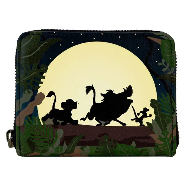 Loungefly - Lion King (1994): 30th Anniversary - Hakuna Matata Silhouette Zip Wallet