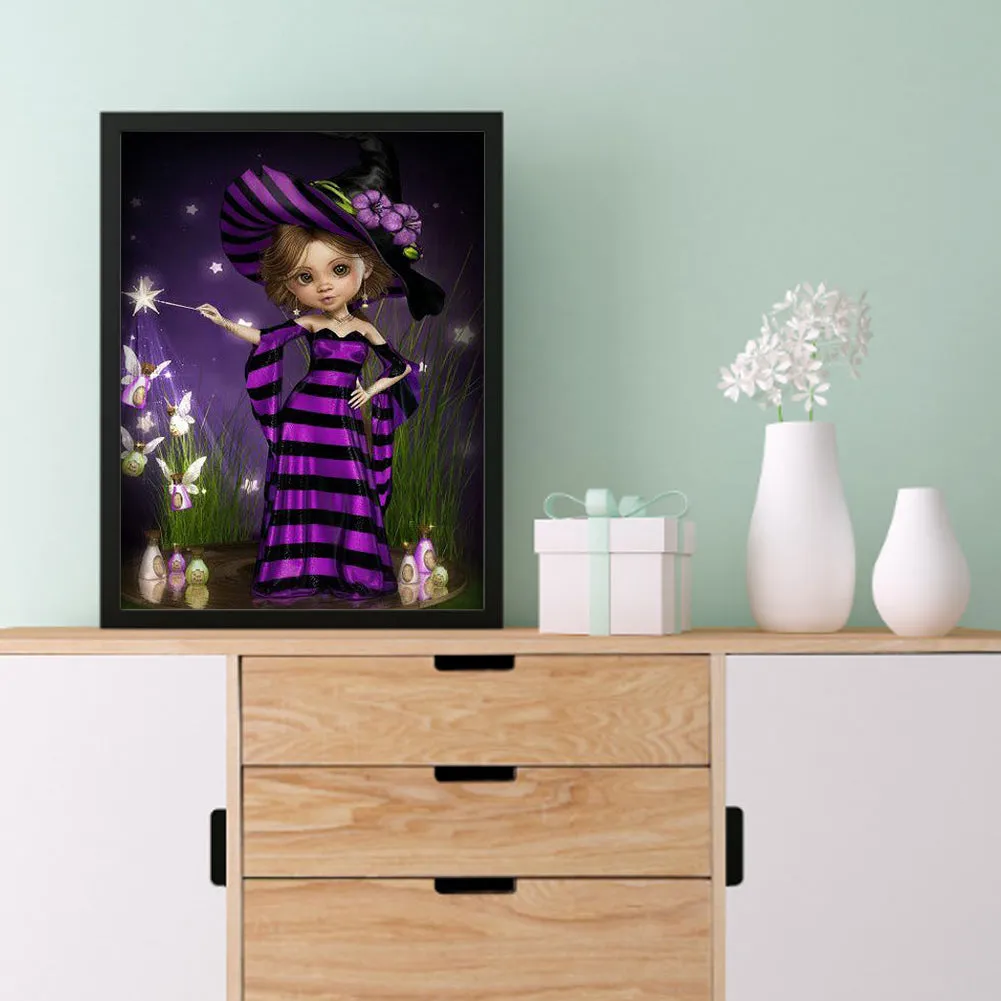 Lovely Doll - Full Round Drill Diamond Painting 30*40CM
