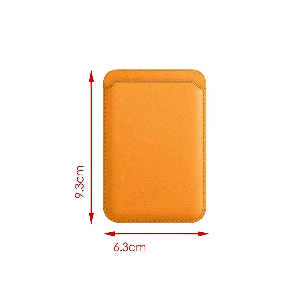 Magnetic MagSafe iPhone Leather Wallet Credit Card Holder - Green