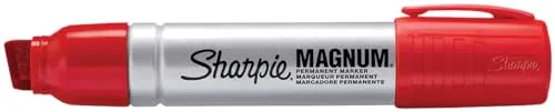 Magnum Tip Permanent Markers - Fast-Drying, Fade and Water-Resistant Ink - Ideal for Paper, Plastic, Metal - Home, School, or Office Supplies