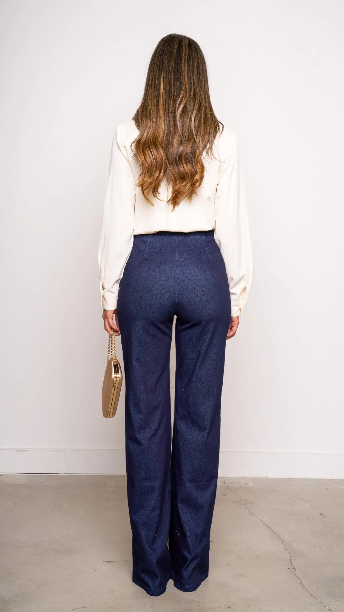 Mara top in ivory