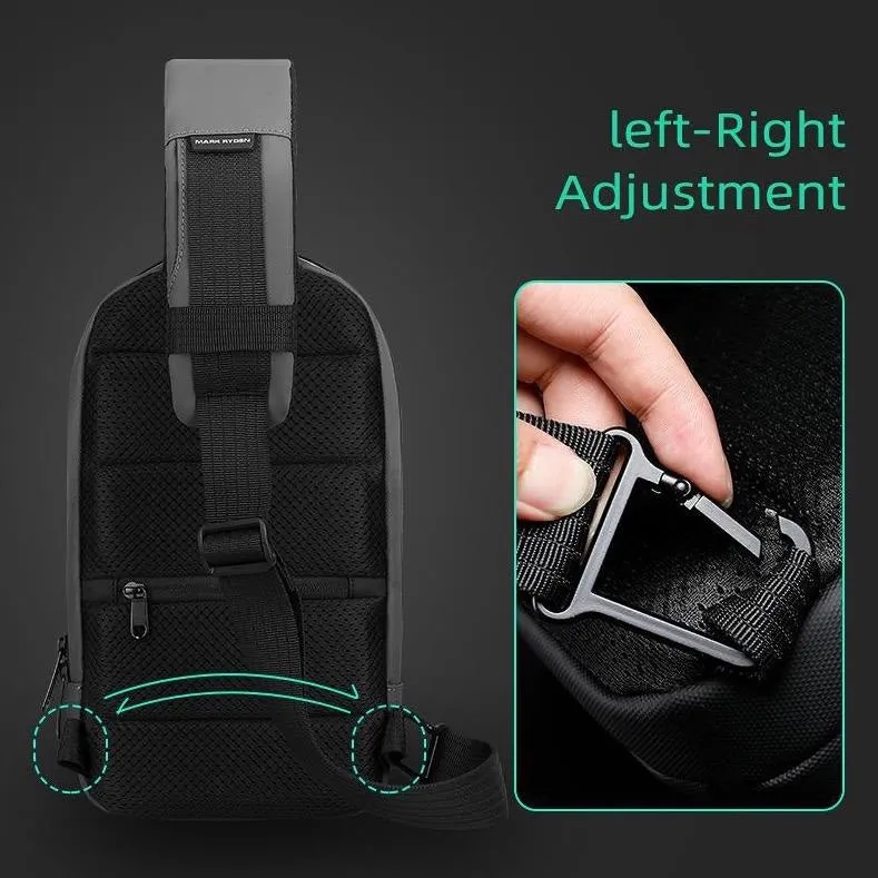 Mark Ryden MR-7510 Compact Crossbody Shoulder Bag Waterproof USB Charging