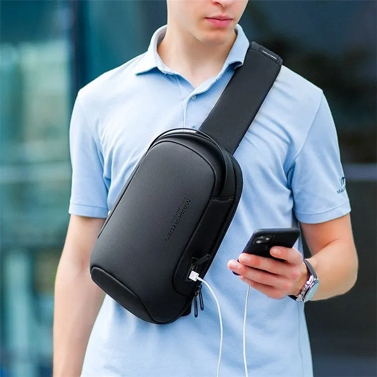 Mark Ryden MR-7510 Compact Crossbody Shoulder Bag Waterproof USB Charging