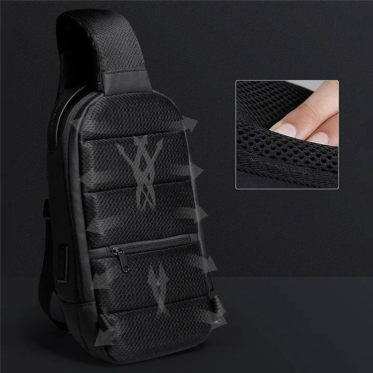 Mark Ryden MR-7510 Compact Crossbody Shoulder Bag Waterproof USB Charging