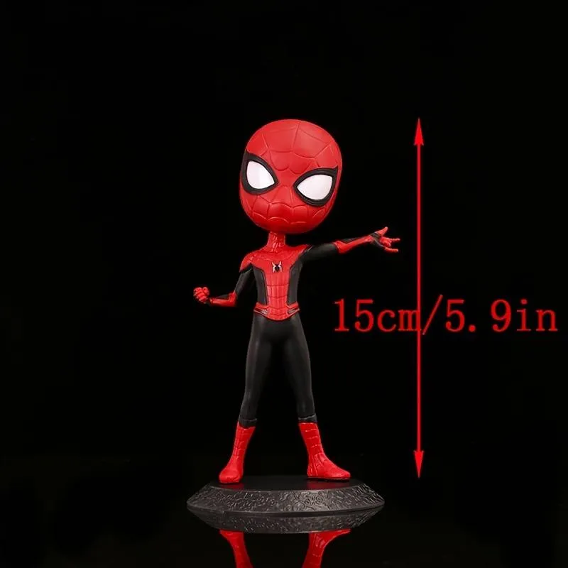 Marvel Spiderman With Mask Avengers Action Figure | 15 CM |