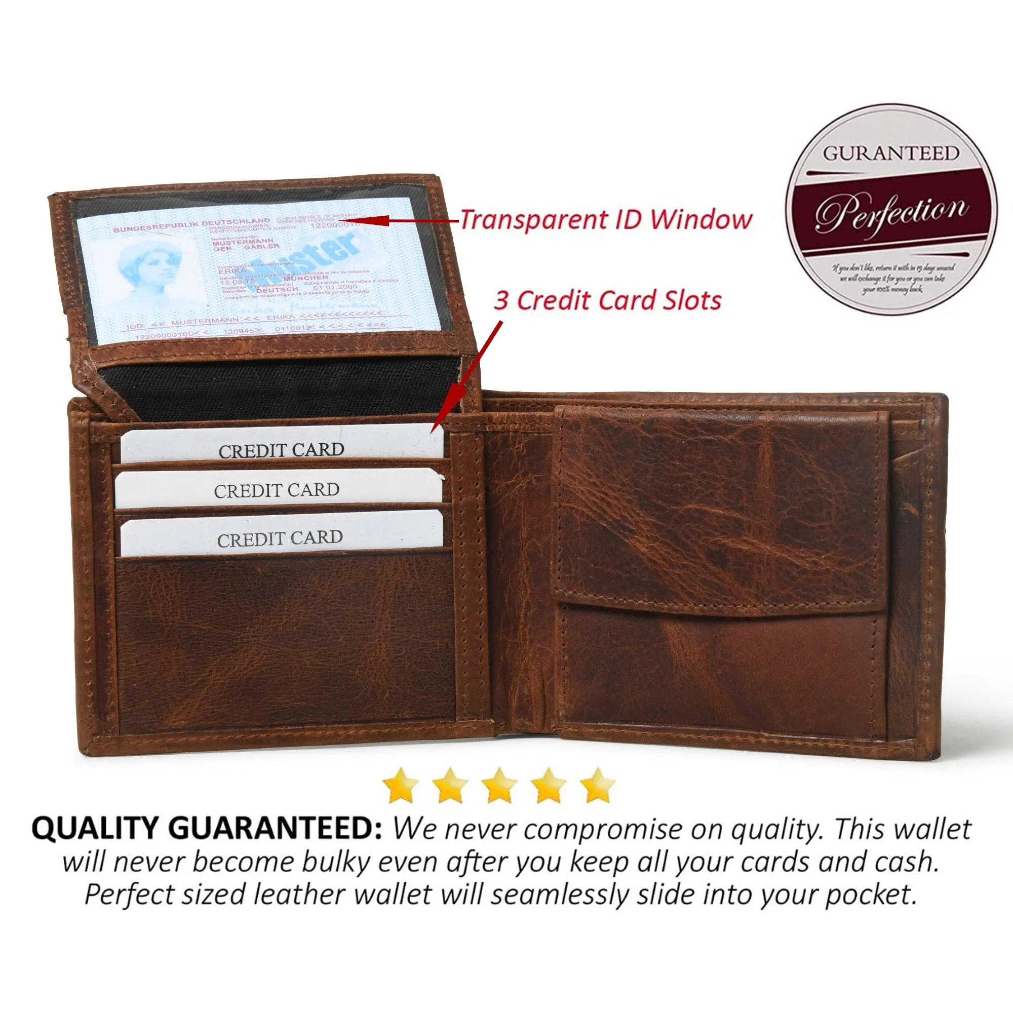 Maxton Bi-fold Leather Wallet