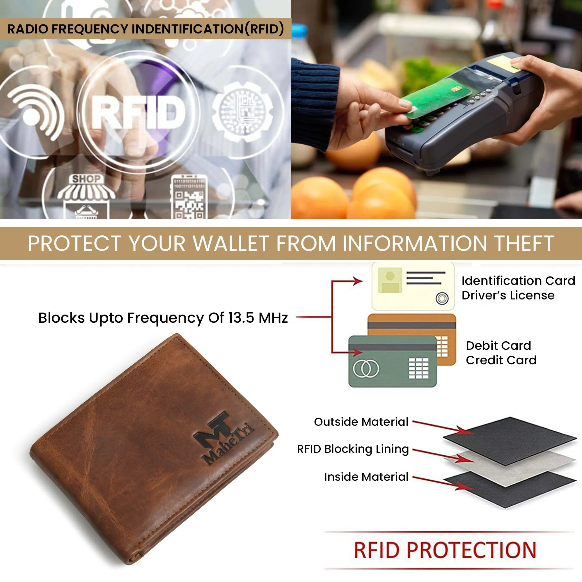 Maxton Bi-fold Leather Wallet