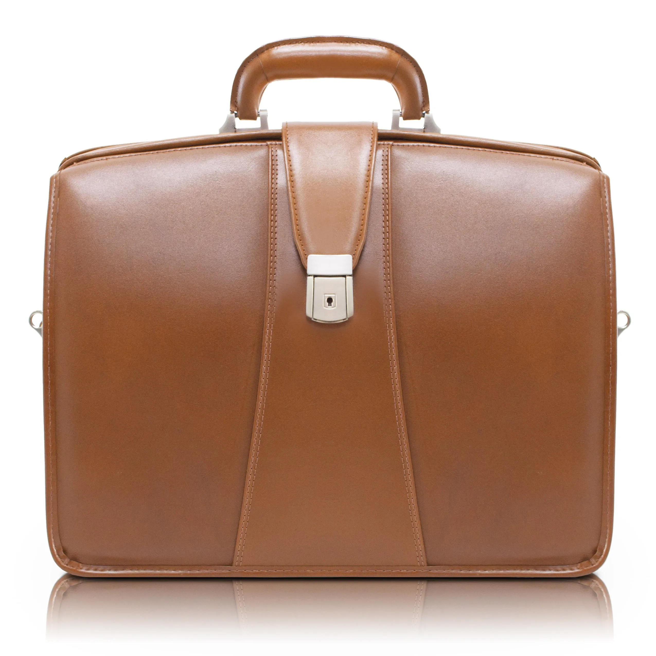 McKlein HARRISON 17" Leather Partners Laptop Briefcase