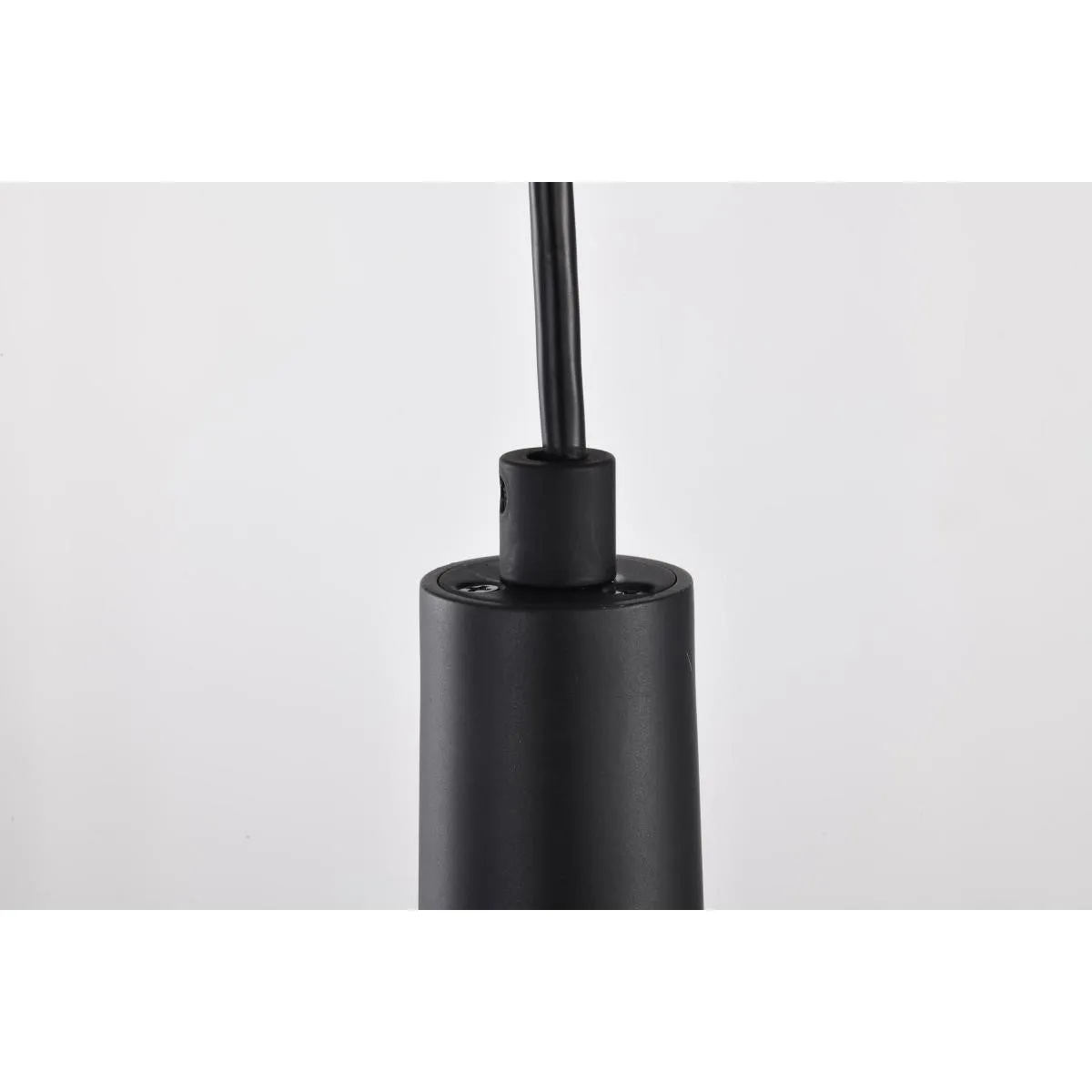 Melrose 16" LED Pendant Light, Matte Black Finish