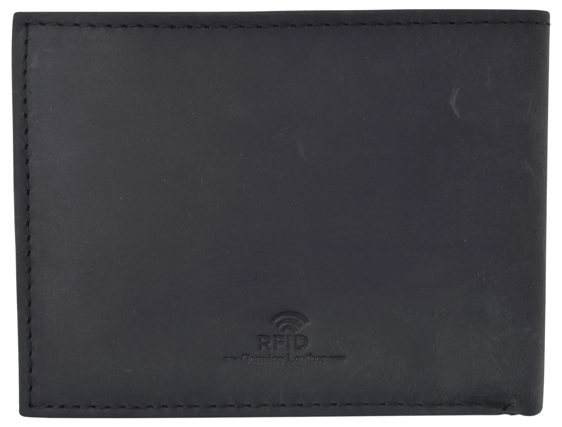 Mens Wallet RFID Genuine Leather Bifold Wallets For Men USA Stars & Stripes Design