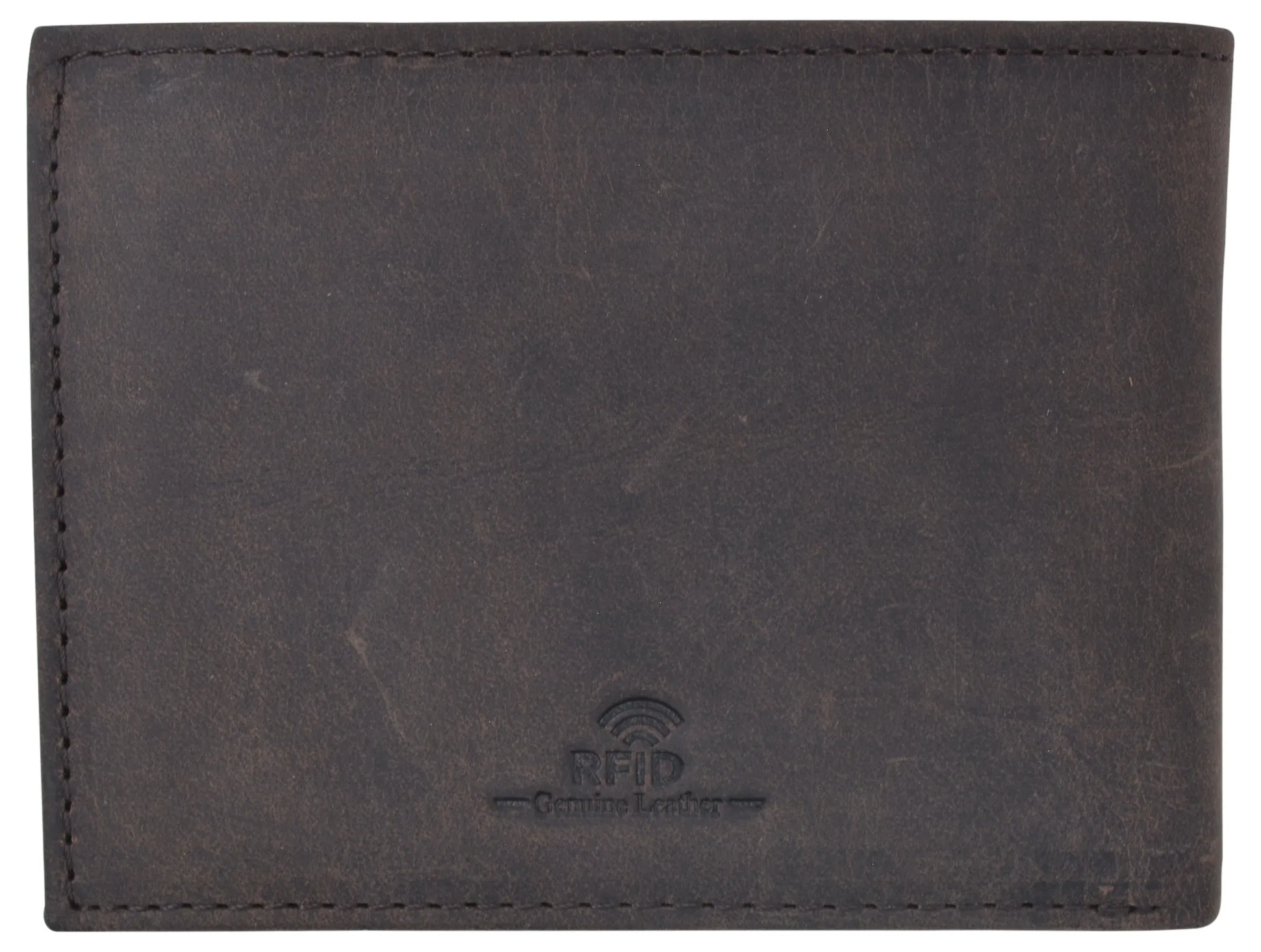 Mens Wallet RFID Genuine Leather Bifold Wallets For Men USA Stars & Stripes Design