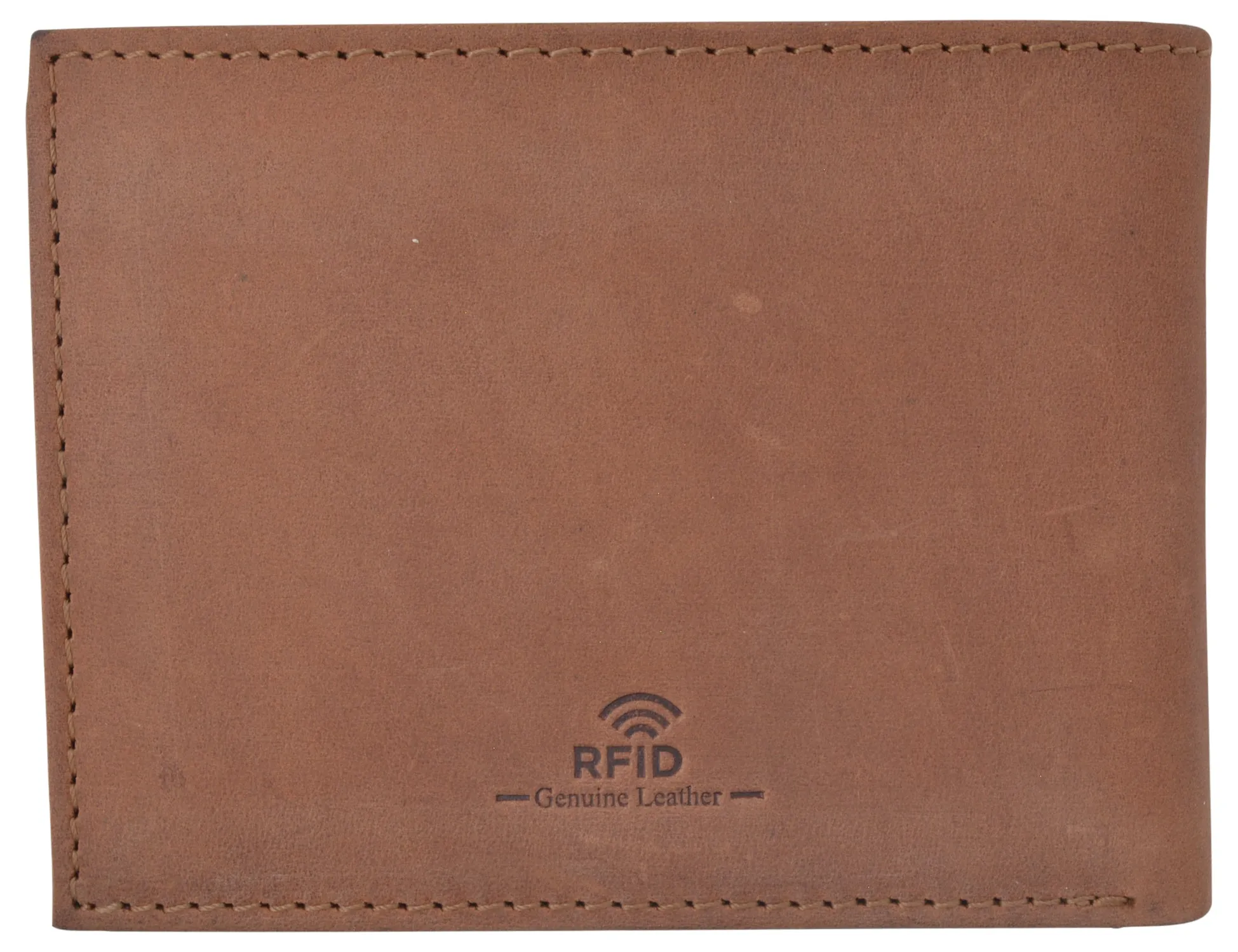 Mens Wallet RFID Genuine Leather Bifold Wallets For Men USA Stars & Stripes Design