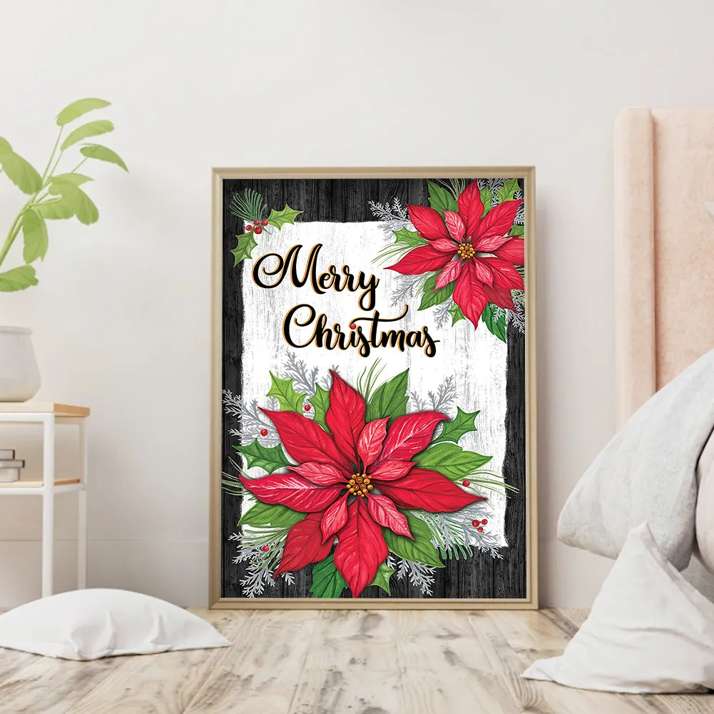 Merry Christmas - Full Round Drill Diamond Painting 30*40CM