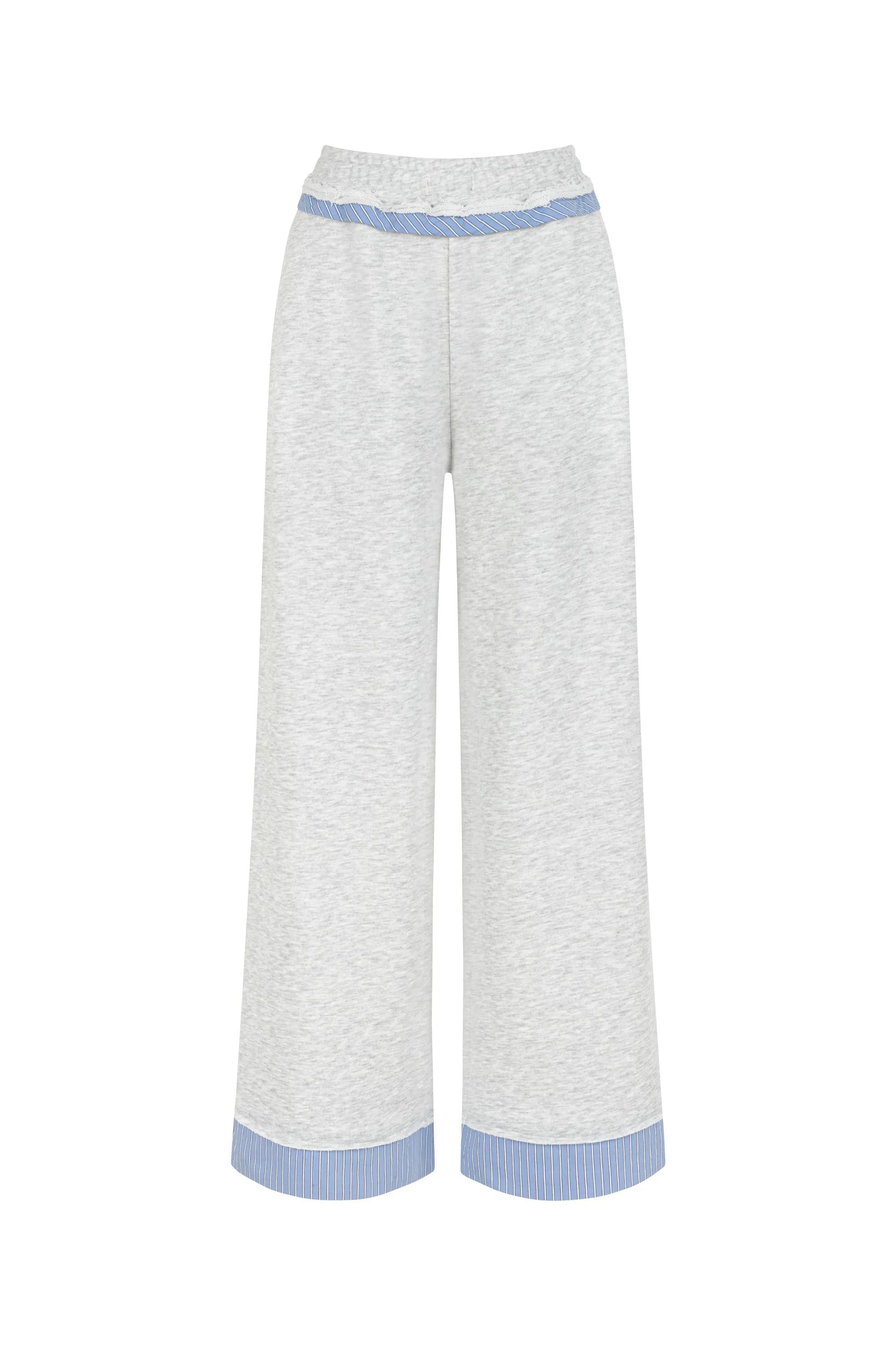 Mid Rise Pants with Garni Details