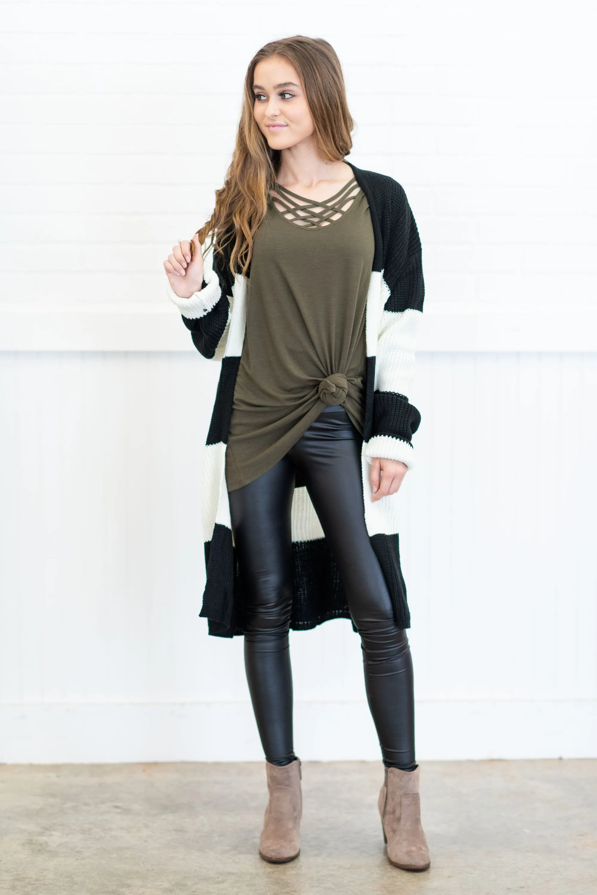 Mind The Details Top, Dark Olive