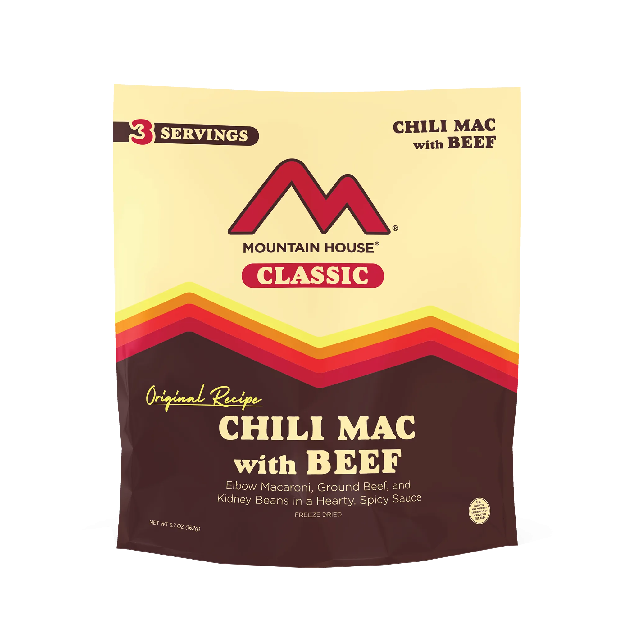 Mountain House Classic Chili Mac with Beef Pouch (4/case) | Nostalgic Taste, Modern Convenience