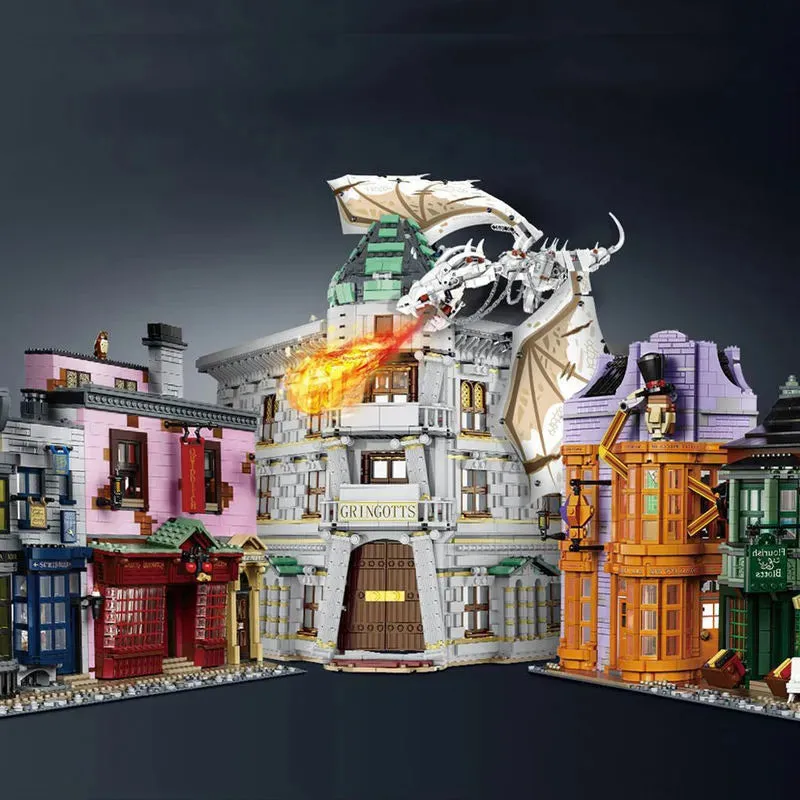 Movie Expert Harry Potter MOC Diagon Alley Bricks Toy
