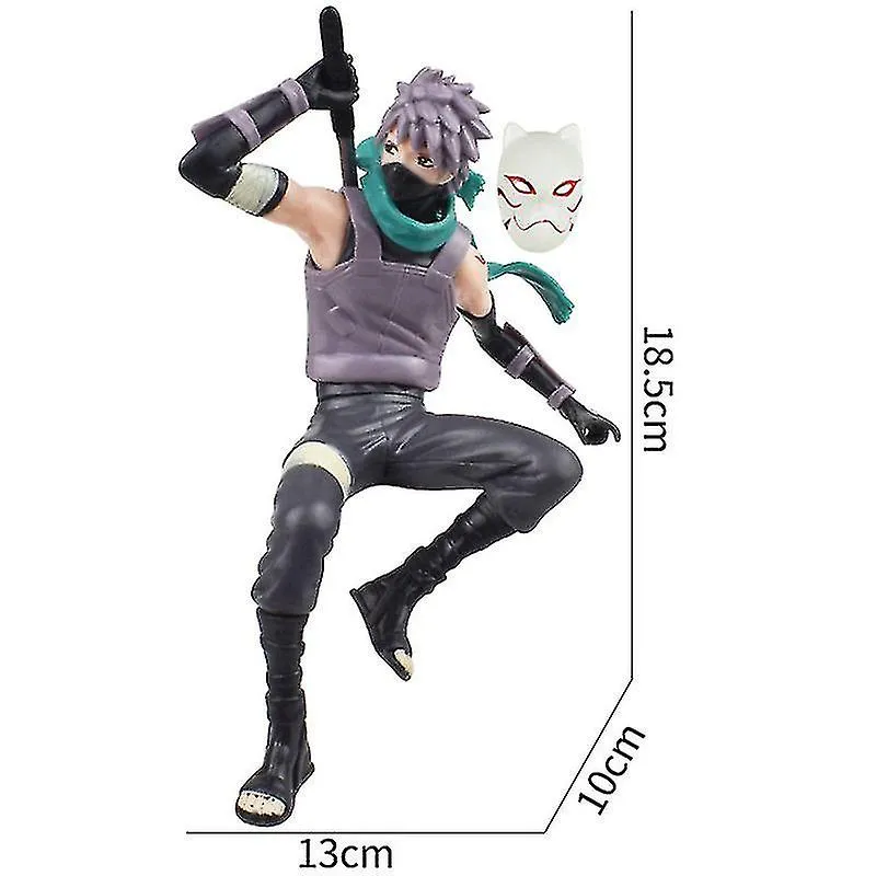Naruto Hatake Kakashi II Anbu Black Ops Action Figure  | 18 CM |