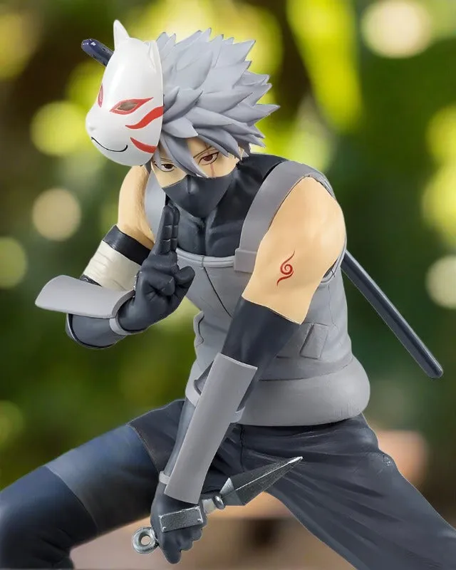 Naruto Hatake Kakashi II Anbu Black Ops Attacking Figure  | 18 CM |