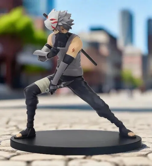 Naruto Hatake Kakashi II Anbu Black Ops Attacking Figure  | 18 CM |