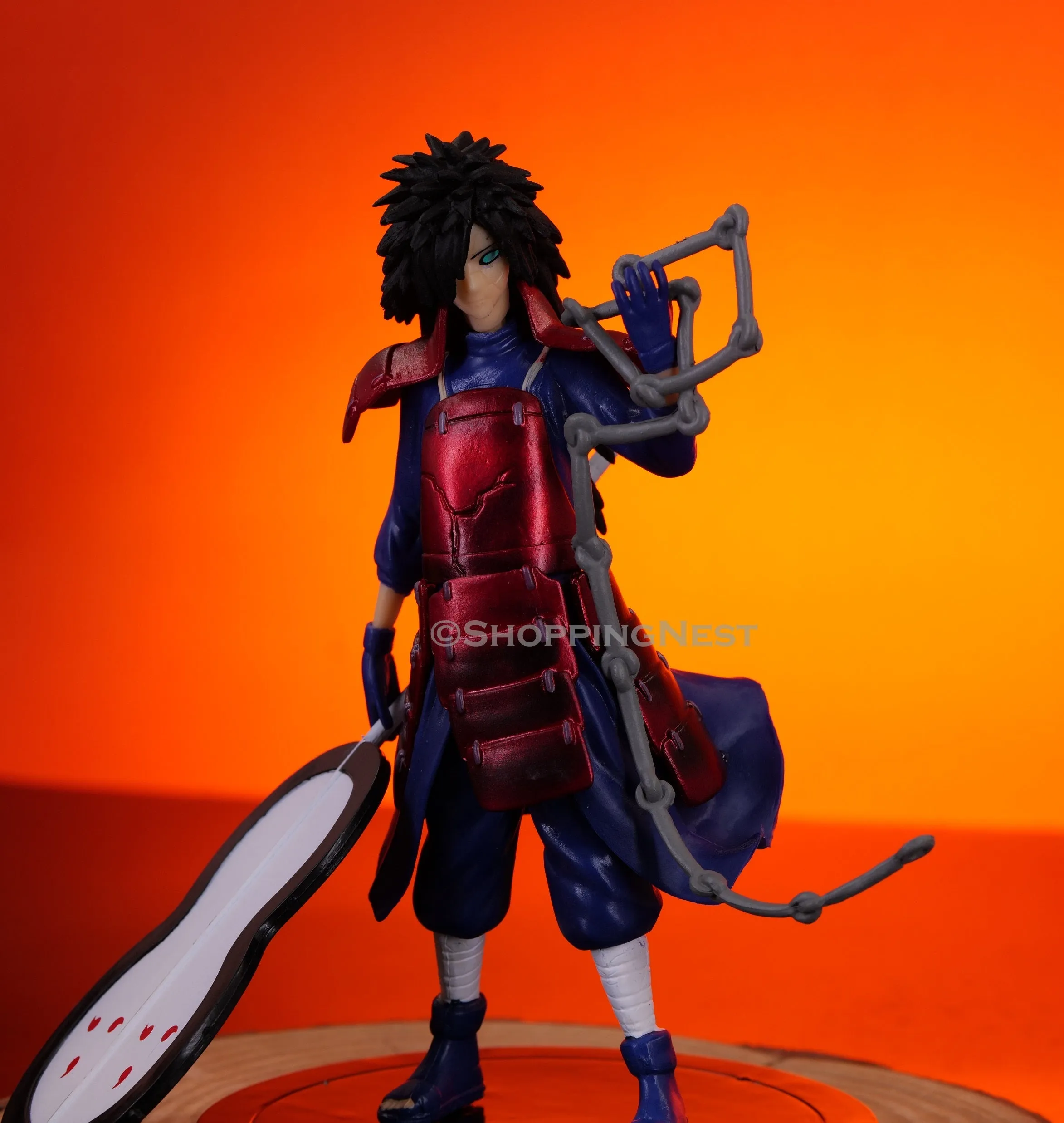 Naruto Uchiha Madara | Armoured with Weapon Action Figure |17 Cms|