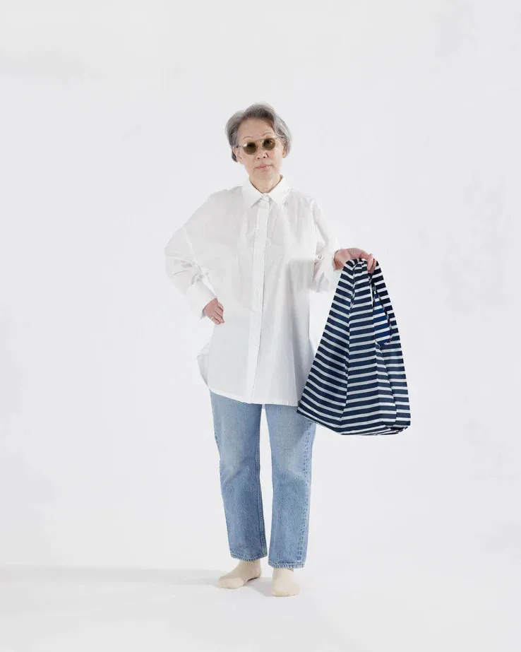 Navy Stripe Standard Bag