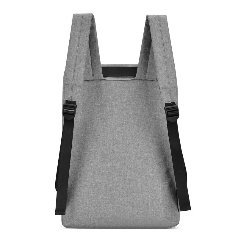 New Ultra-Thin Backpack Business Computer Nylon Men's 14-15-Inch Notebook Bag Double Back Printable Logo