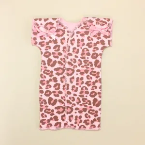 NICU Friendly Gown Leopard