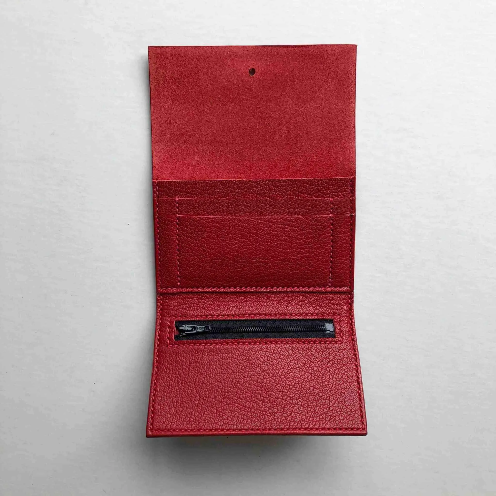 Nomad Mini Leather Women's Wallet in Green or Red
