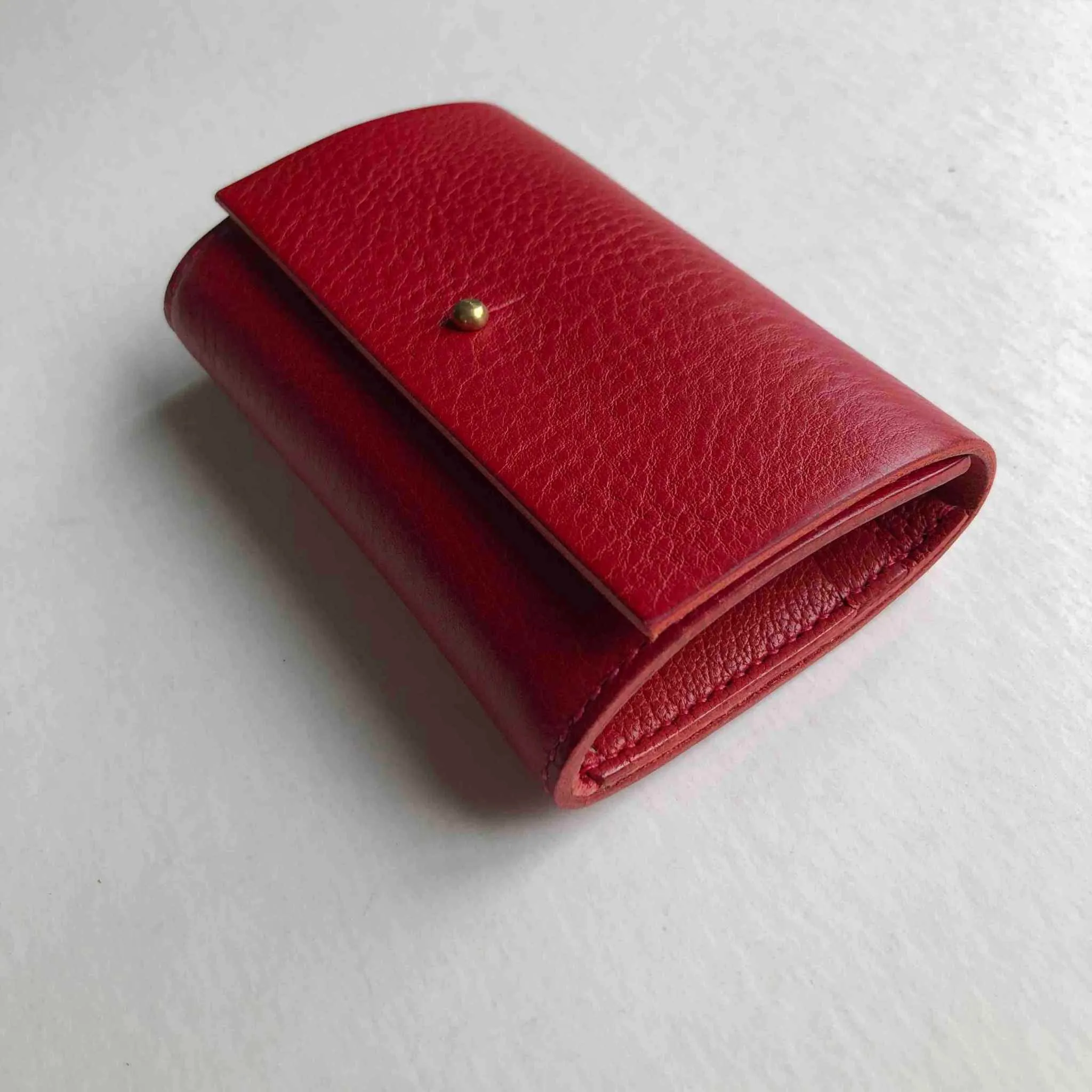 Nomad Mini Leather Women's Wallet in Green or Red