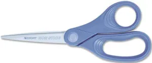 Non-Stick Scissors 8" Length Straight Handle Blue