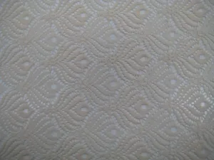 NYLON FLORAL "PREMIERE" STRETCHED LACE KNIT<br><h6>2-OYSTER<br>LACE18-YZ</h6>