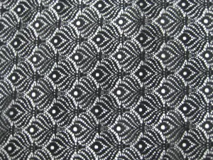 NYLON FLORAL "PREMIERE" STRETCHED LACE KNIT<br><h6>6-BLACK<br>LACE18-YZ</h6>