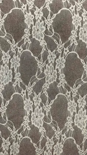 NYLON FLORAL STRETCHED LACE KNIT<br><h6>6A-MOONSTRUCK<br>LACE3-DT**</h6>