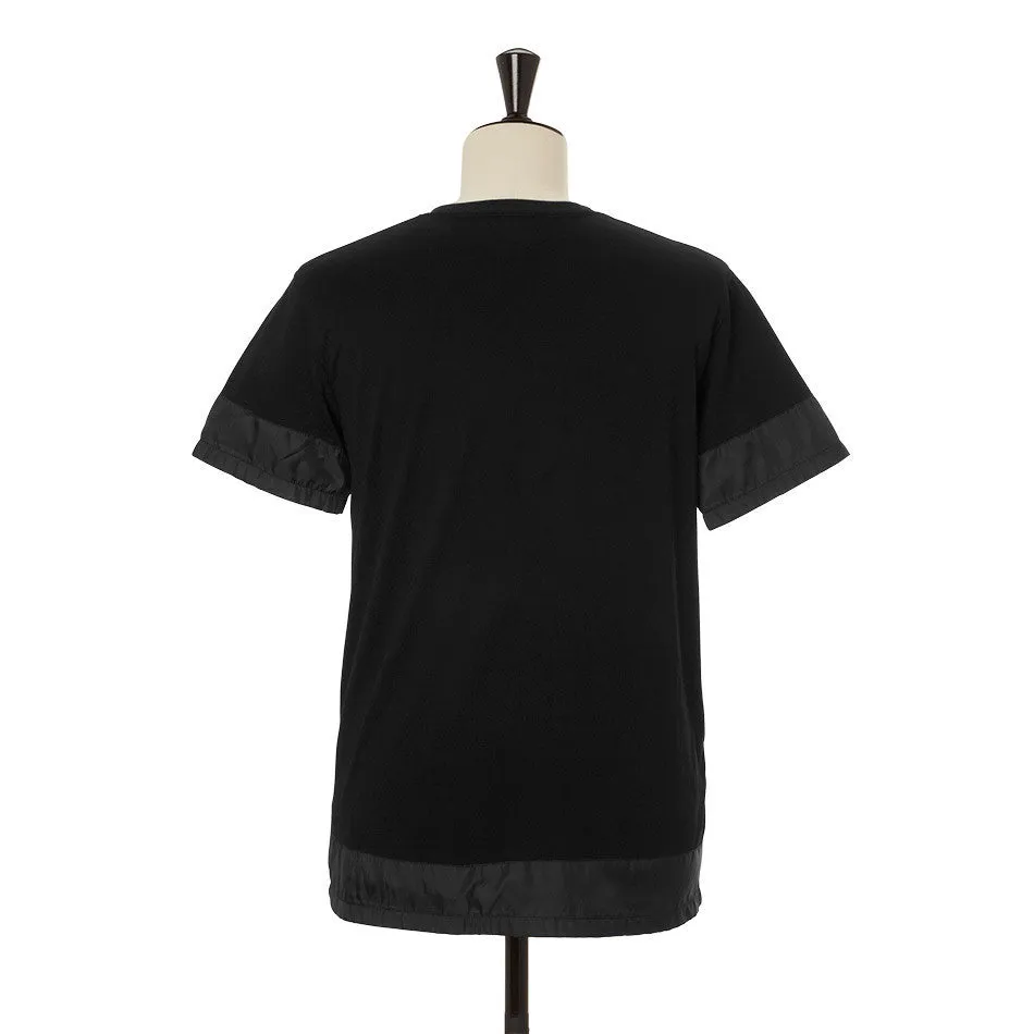 Nylon-Trimmed Tee