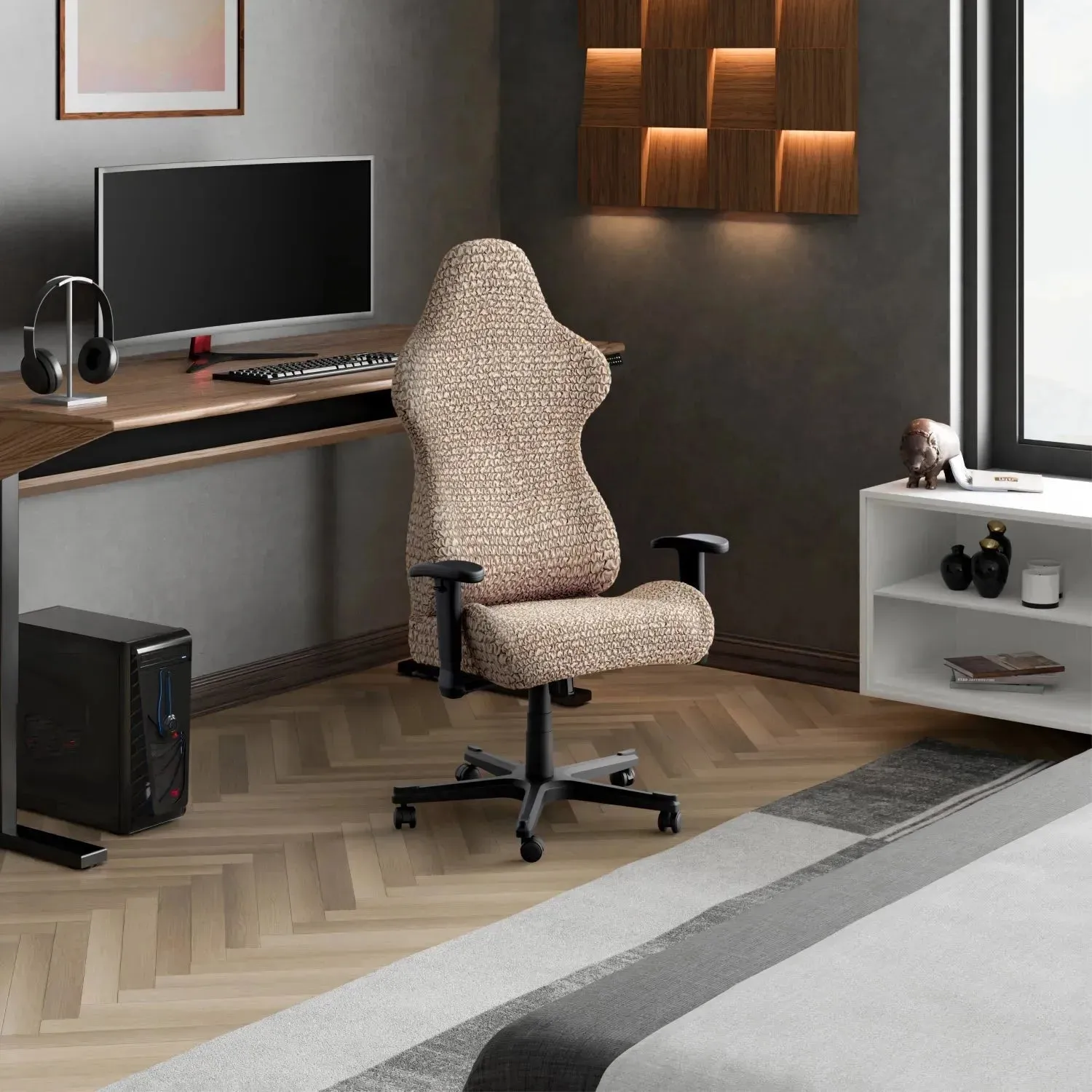 Office / Gaming Chair Slipcover, Microfibra Collection