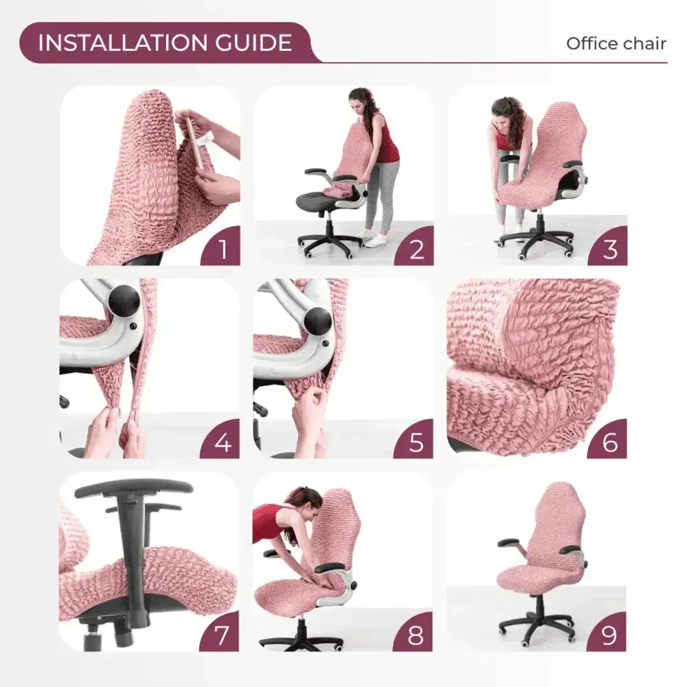 Office / Gaming Chair Slipcover, Microfibra Collection