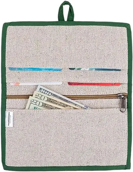 Organized Luxury for Women- Hemp Bifold Wallet