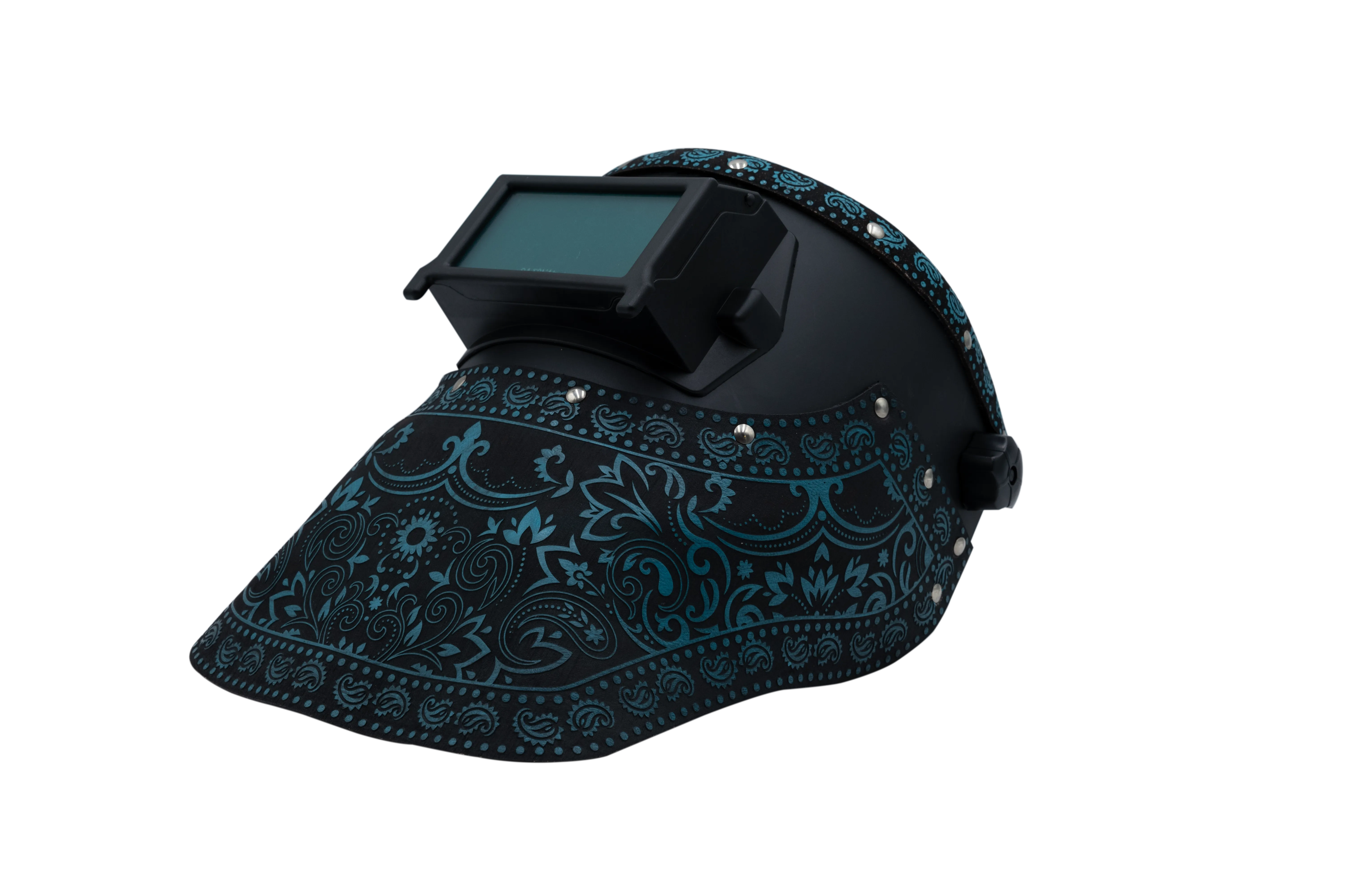 Outlaw Leather - Welding Hood - Bandana Paisley