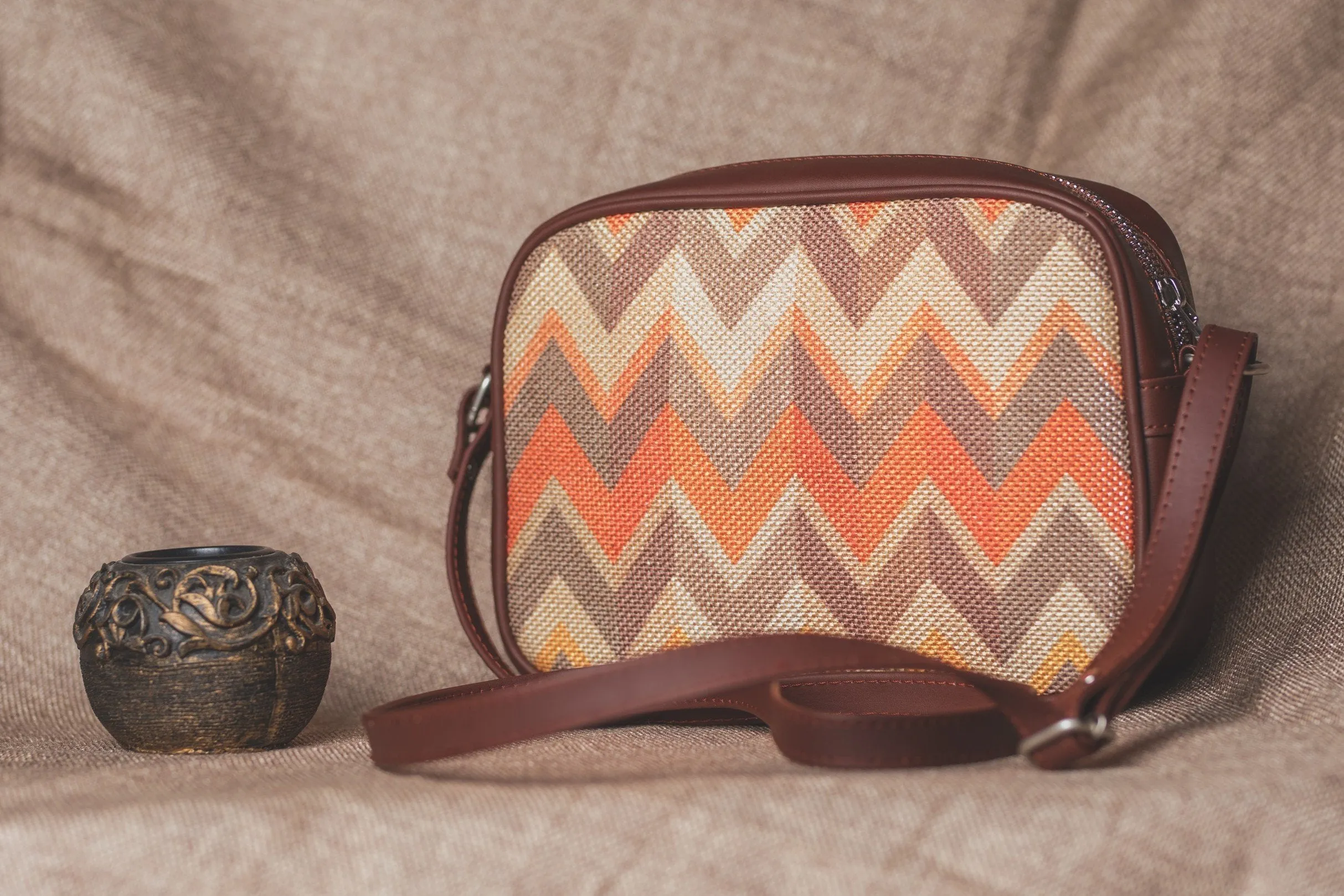 Paisley Print - Women's Office Bag & Sling Bag Combo