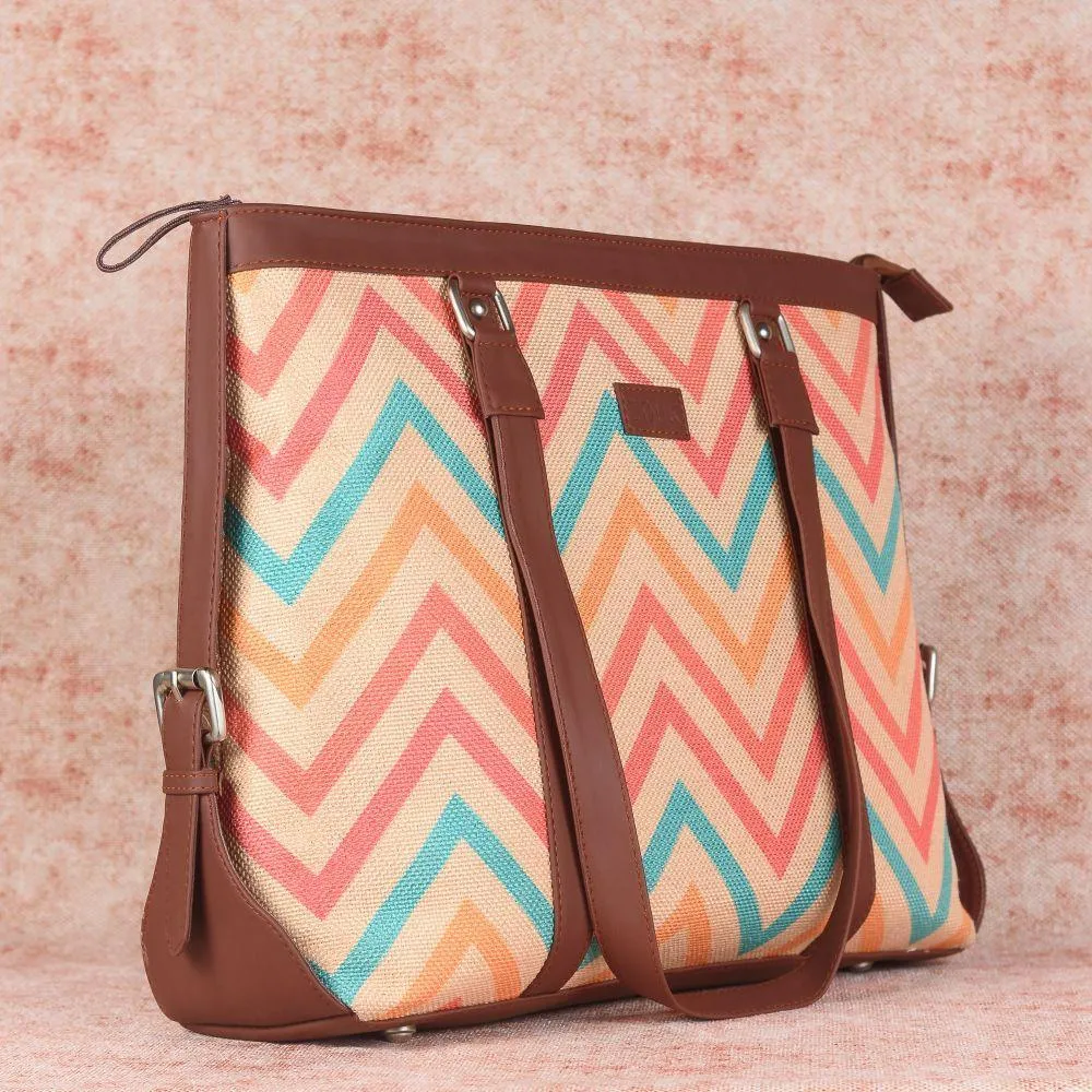 Paisley Print - Women's Office Bag & Sling Bag Combo
