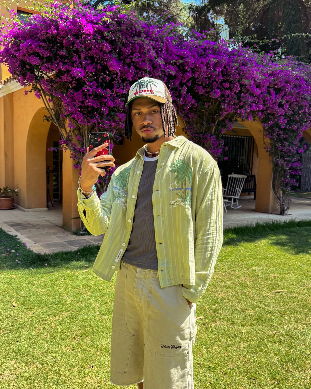 PALM SHIRT GREEN