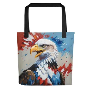Patriotic Eagle Power Tote Bag