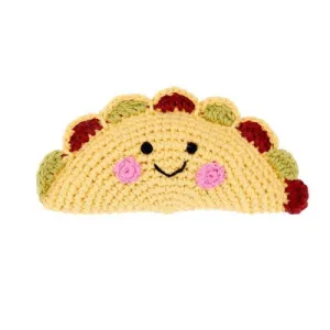 Pebble Friendly Taco Rattle
